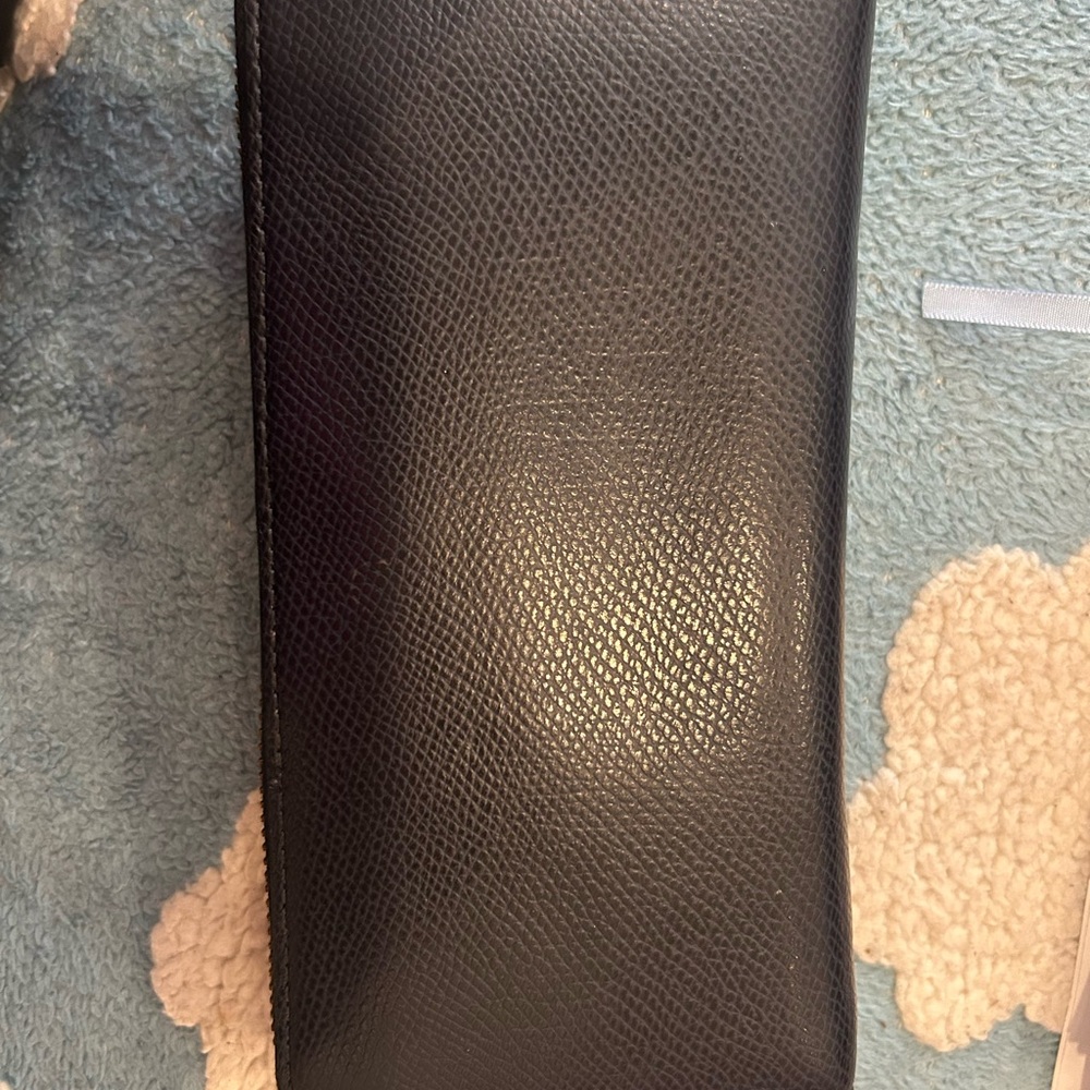 Coach Navy Blue Leather Wallet - Picture 2 of 4